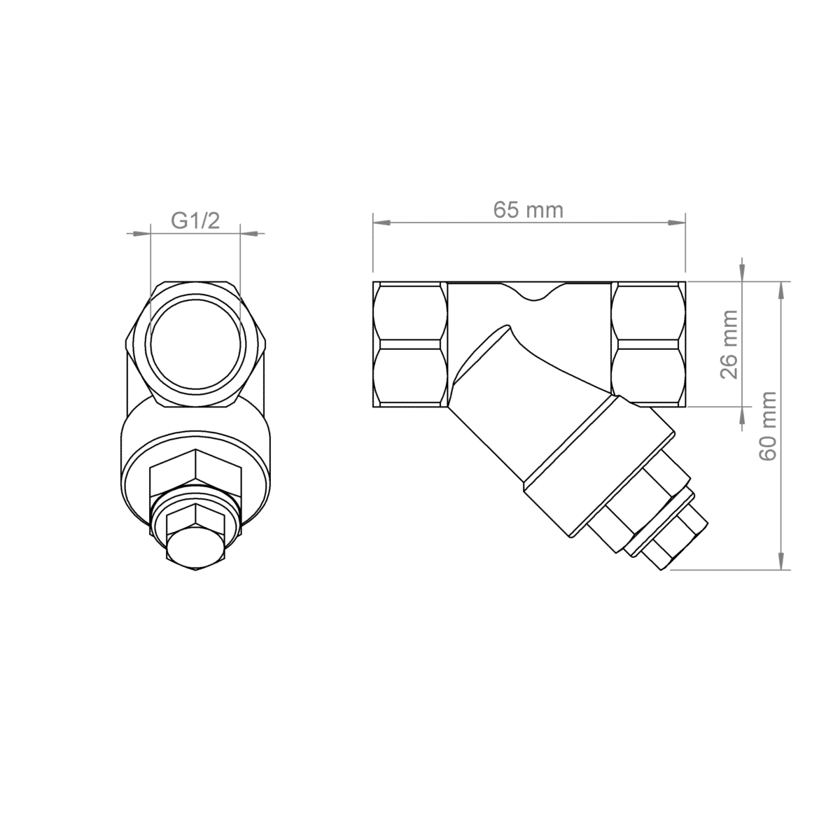 Y-Filter kompatibel zu Baumerhhs®/hhs®