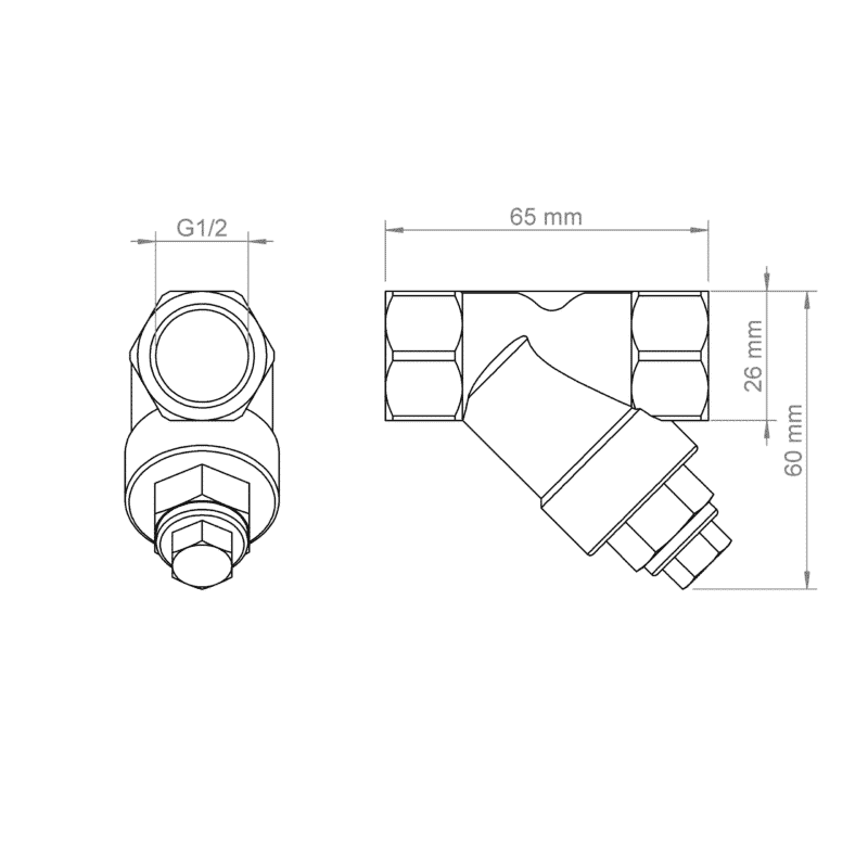 Y-Filter kompatibel zu Baumerhhs®/hhs®