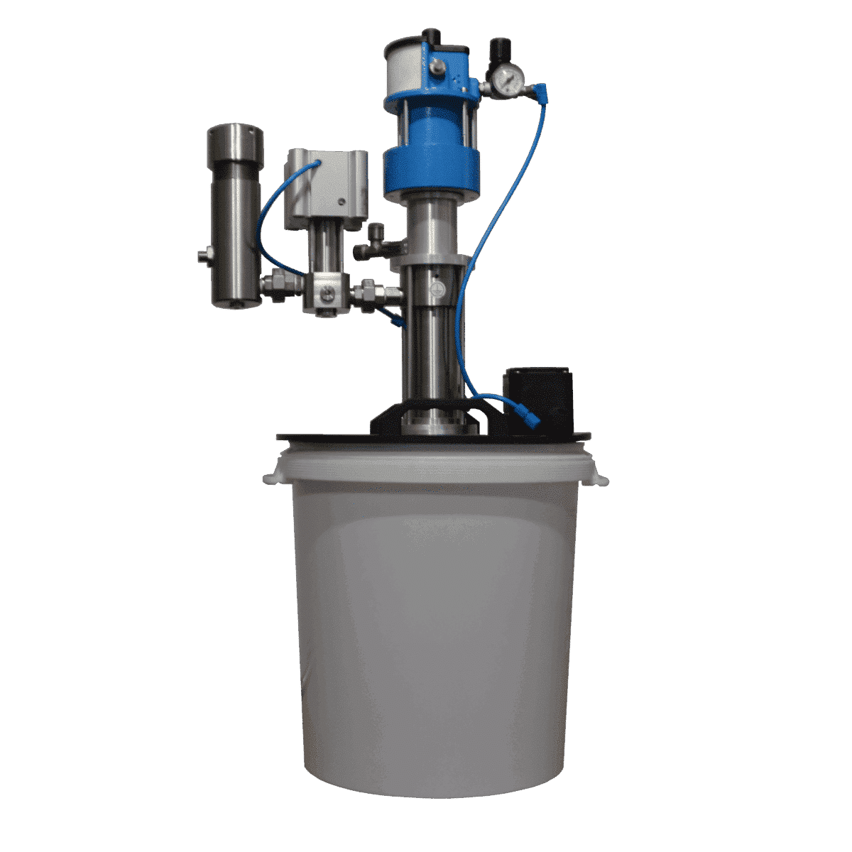 Klebstofffördereinheit 4:1 mit Filter & automatischer Leimdruckregelung Kompatibel zu Baumerhhs®/hhs®, Nordson®, Robatech®, Bühnen®, Puffe®, Meler®, ITW Dynatec®/Inatec®, ValcoMelton®