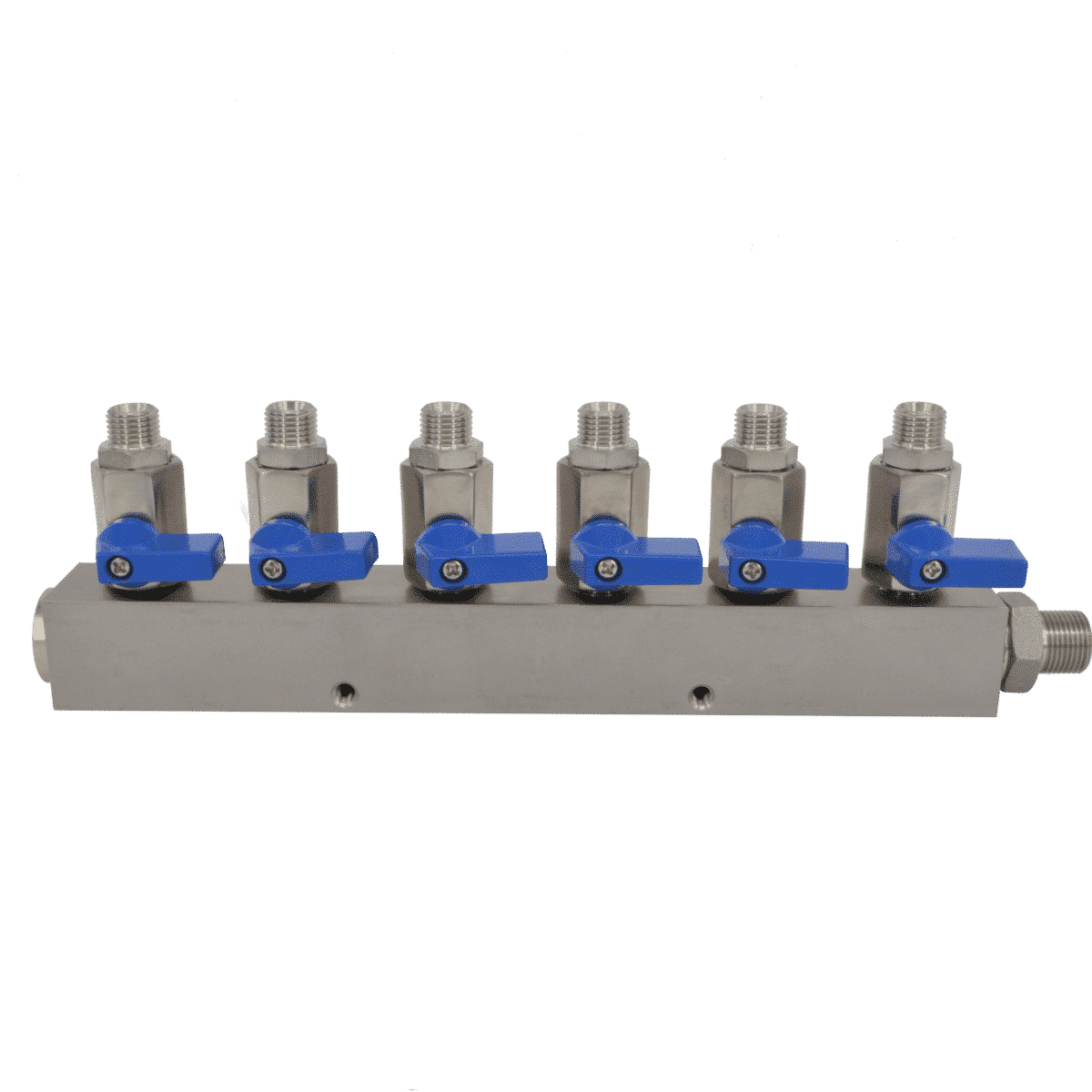 Leimverteiler 6-fach Kompatibel zu Baumerhhs®/hhs®, Nordson®, Robatech®, Bühnen®, Puffe®, Meler®, ITW Dynatec®/Inatec®, ValcoMelton®