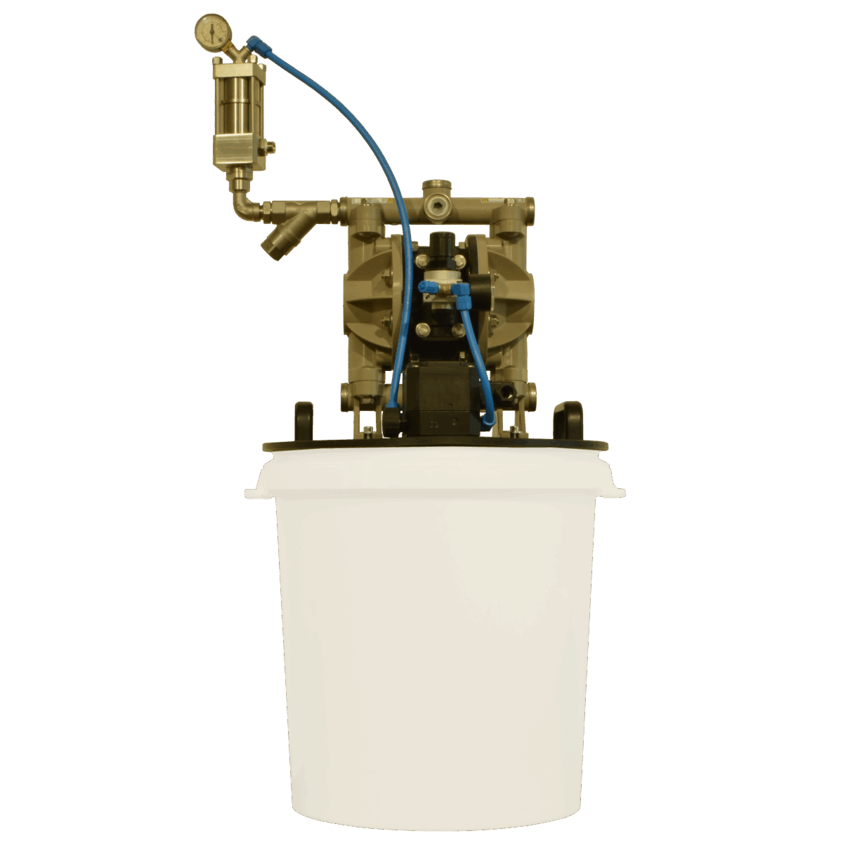 Membranpumpe Fördereinheit 1/2" mit Filter & automatischer Leimdruckregelung Kompatibel zu Baumerhhs®/hhs®, Nordson®, Robatech®, Bühnen®, Puffe®, Meler®, ITW Dynatec®/Inatec®, ValcoMelton®