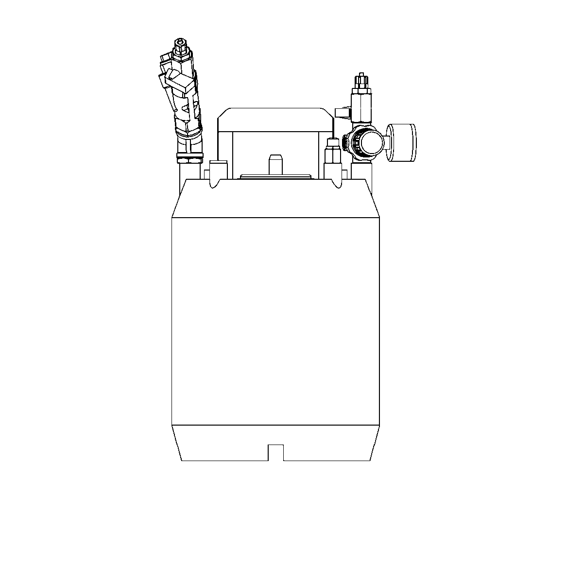 Druckbehälter 10l Kompatibel zu Baumerhhs®/hhs®, Nordson®, Robatech®, Bühnen®, Puffe®, Meler®, ITW Dynatec®/Inatec®, ValcoMelton®