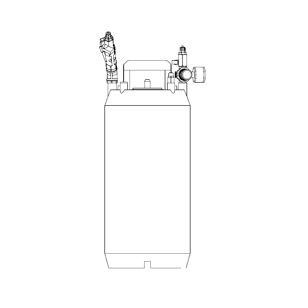 Druckbehälter 20l Kompatibel zu Baumerhhs®/hhs®, Nordson®, Robatech®, Bühnen®, Puffe®, Meler®, ITW Dynatec®/Inatec®, ValcoMelton®