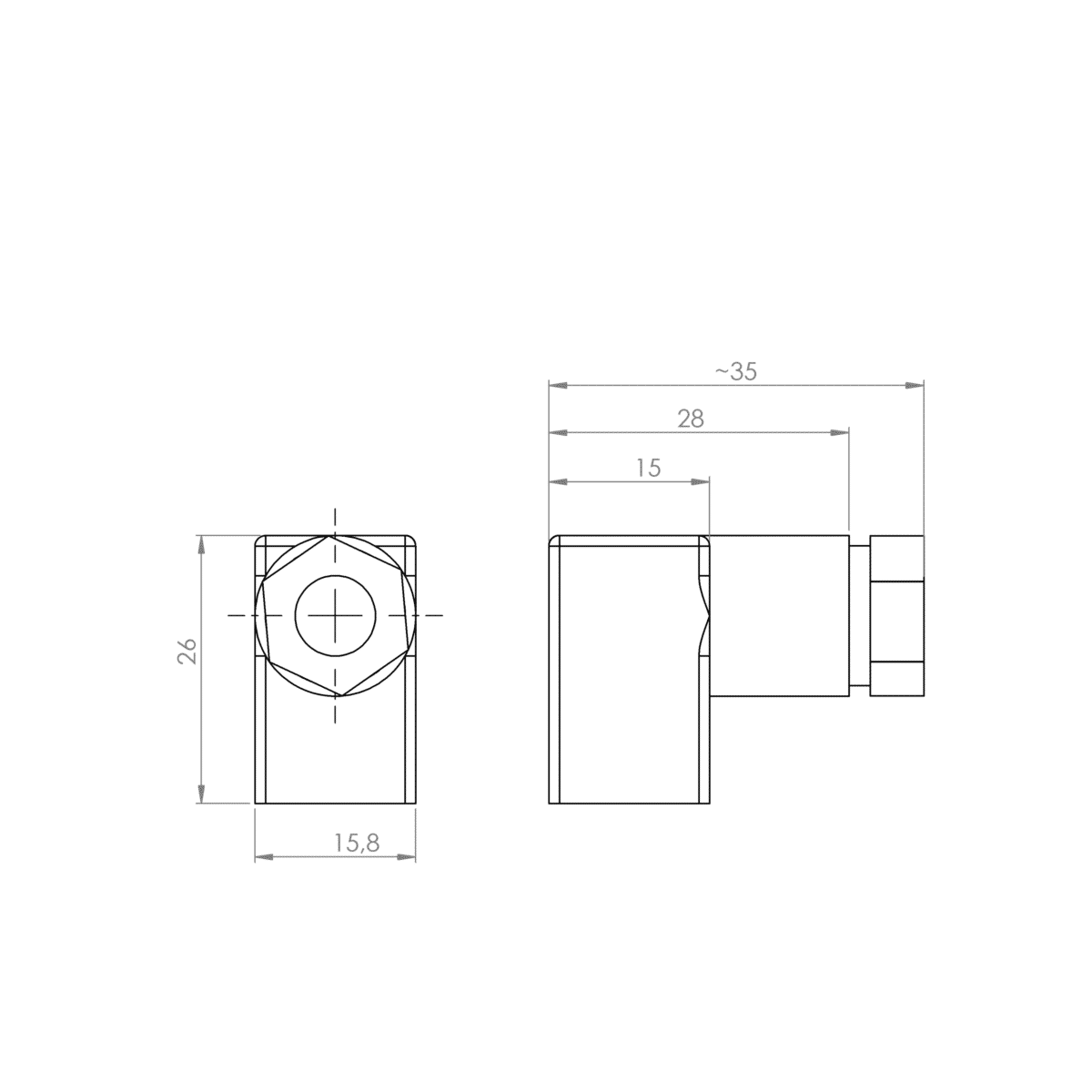 Tapón de válvula tipo C