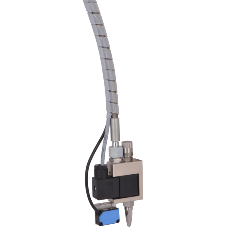 DLK-400 Kit de valves d'application de colle froide 1,65m, 2,65m, 3,65m, 4,65m avec capteur Compatible avec Baumerhhs®/hhs