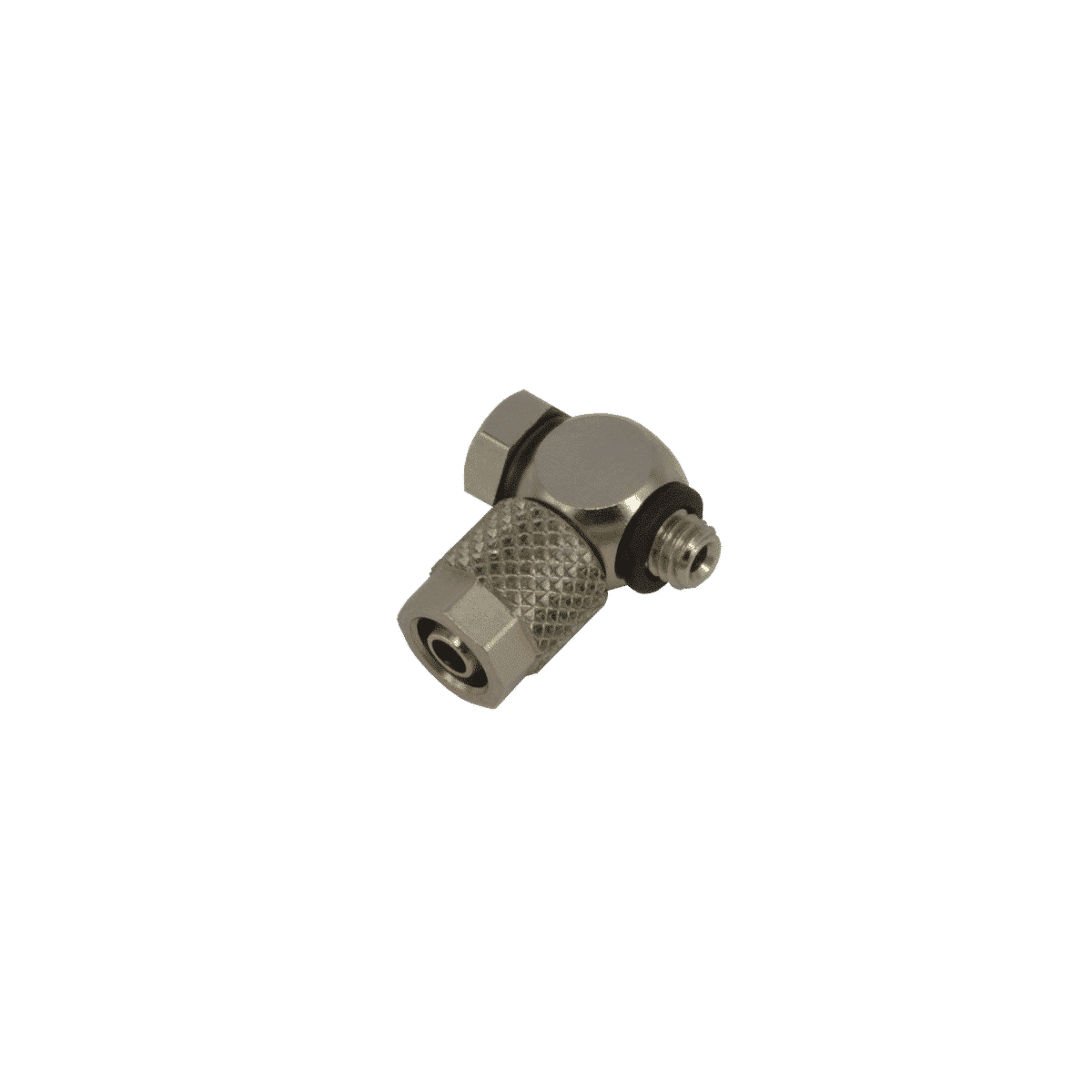 Verschraubung 90° M5 4/6mm Kompatibel zu Baumerhhs®/hhs®, Nordson®, Robatech®, Bühnen®, Puffe®, Meler®, ITW Dynatec®/Inatec®, ValcoMelton®